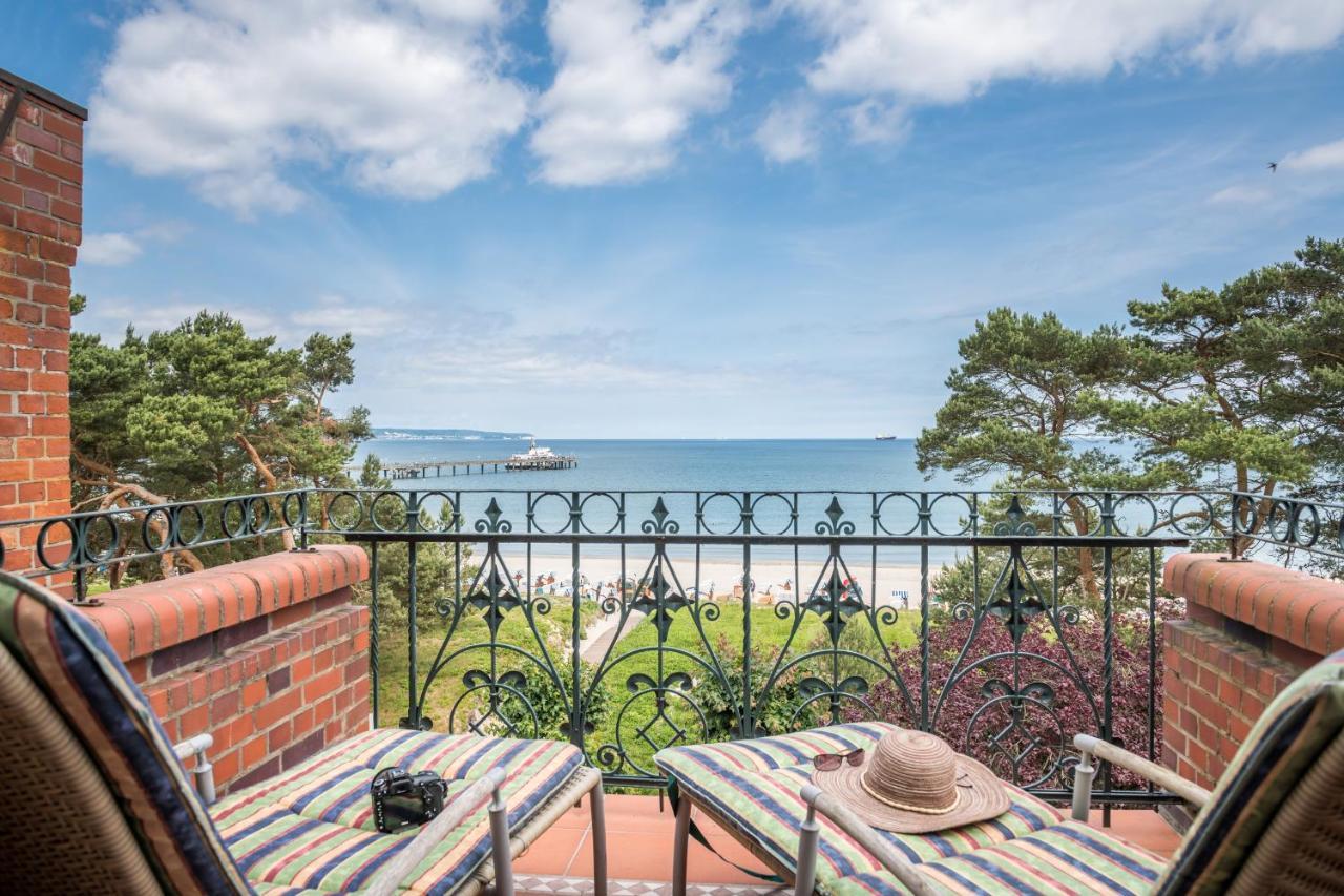 Fewo Direkt Am Strand Mit Meerblick Und Balkon,Villa Glueckspilz, Остзебад Бинц Екстериор снимка